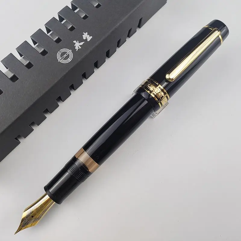 Wingsung 630 مكبس كلاسيكي الراتنج قلم حبر رقم 8 Iraurita بنك الاستثمار القومي الكتابة الحبر هدية أقلام القرطاسية مدرسة الأعمال المورد #5