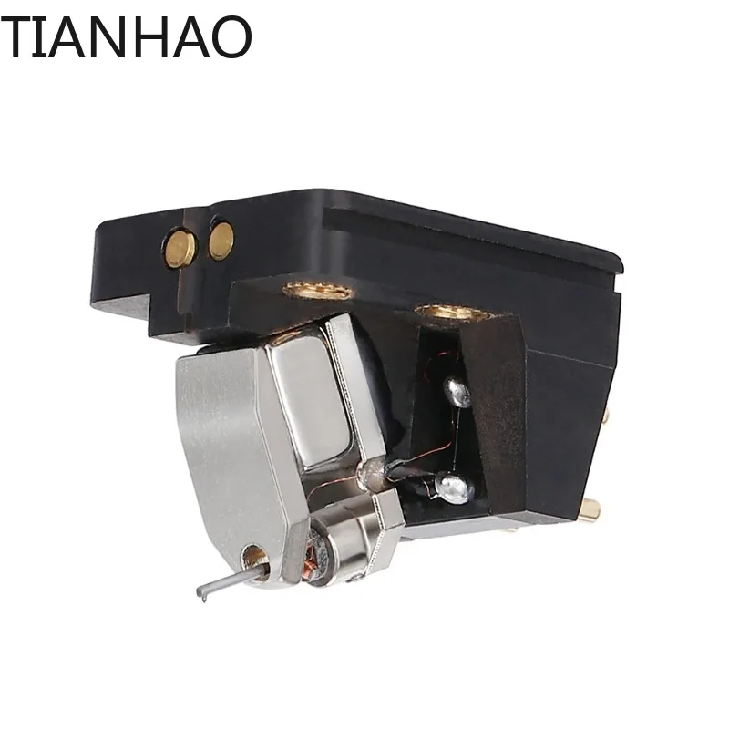 High Output MM Phono Cartridge 0.8mV with Elliptical Diamond Stylus for Vinyl Turntable