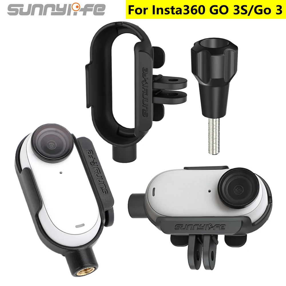 

Sunnylife For Insta360 Go 3 3S Adapter Protective Frame for Insta360 GO 3S/Go 3 Mount Adapter Bracket Stabilizer Expansion Cover