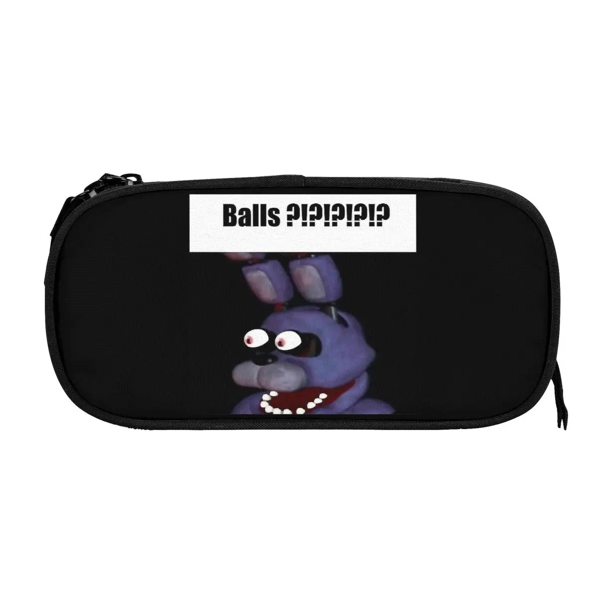 

Fnaf Bonnie Balls Five Nights Horror Pencil Cases Pen Bag Student Large Storage Office Gifts Pencilcases