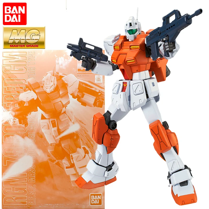 

In Stock BANDAI PB Limited MG 1/100 Gundam Assembly Model RGM-79 Powered GM Ver. Anime Action Figures Model Collection Toy