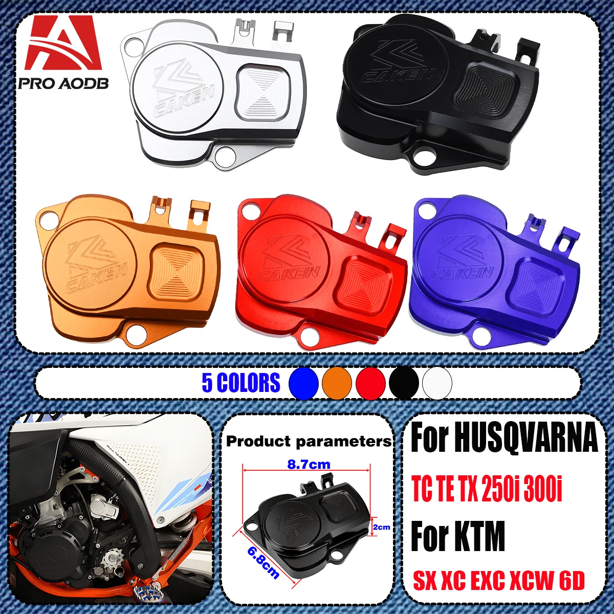 

Motorcycle Carburetor Solenoid Valves Protective Cover Accessories 2T For KTM 125XC SX XCW EXC For Husqvarna TC TE TE250i TX300i