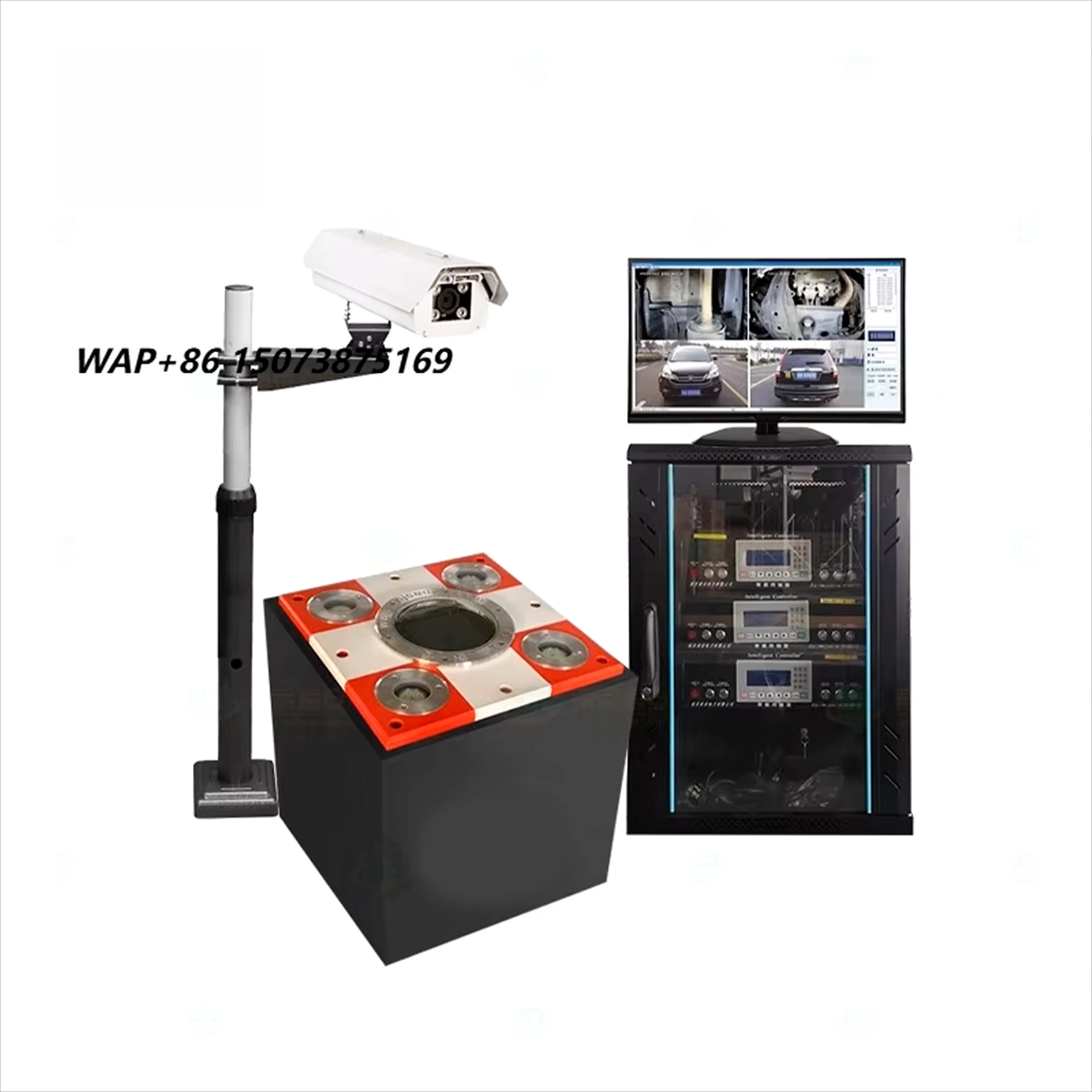 Heavy Pressure Resistant License Plate Network Video Recorder with Underbody Photographing Feature