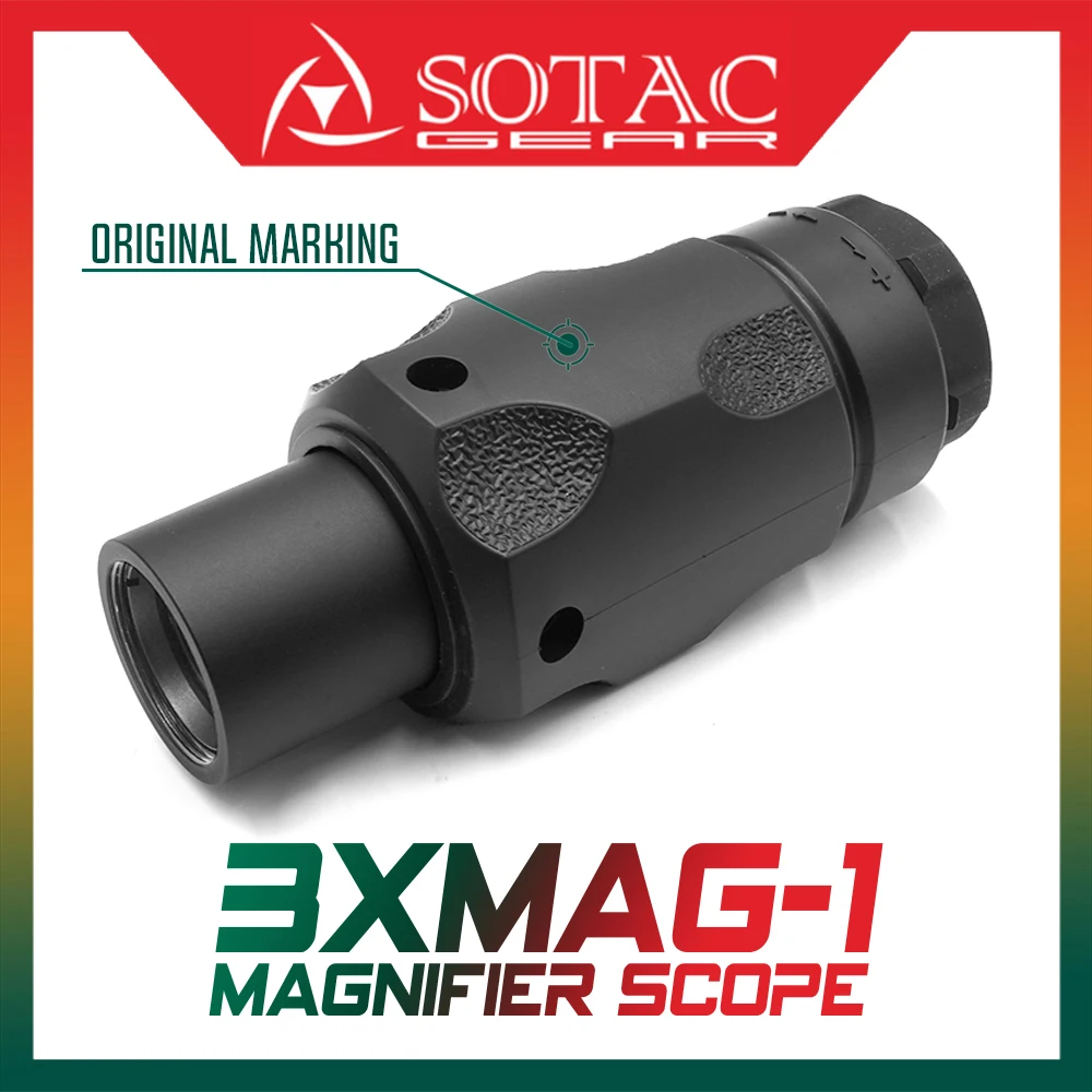 

SOTAC-AP 3XMAG-1 3X Mag Tactical Magnifier Scope for Ar15 Rifle Scope, Airsoft Hunting Sight Work