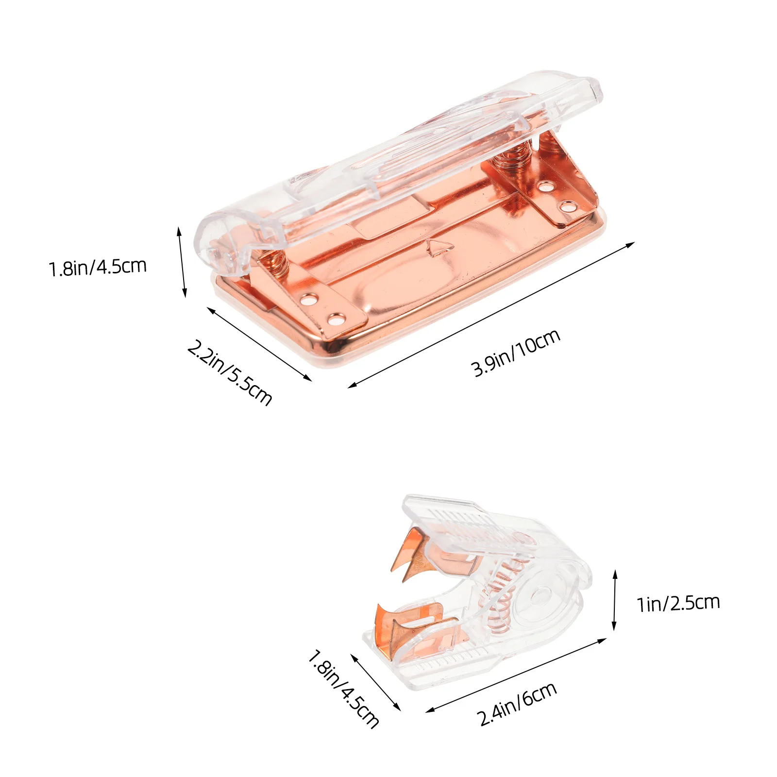 1 مجموعة مكتب ثقب الناخس والدباسة مجموعة شفافة 2 بوصة ثقب لكمة الثقيلة التيلة أداة إزالة الصواميل كفاءة