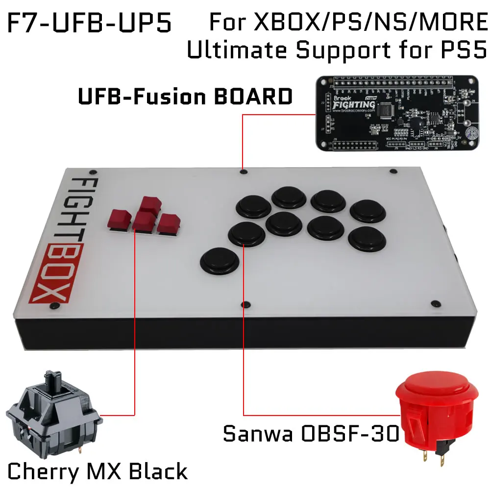Fightbox-ワイヤレスアーケードゲームコントローラー、キーボード
