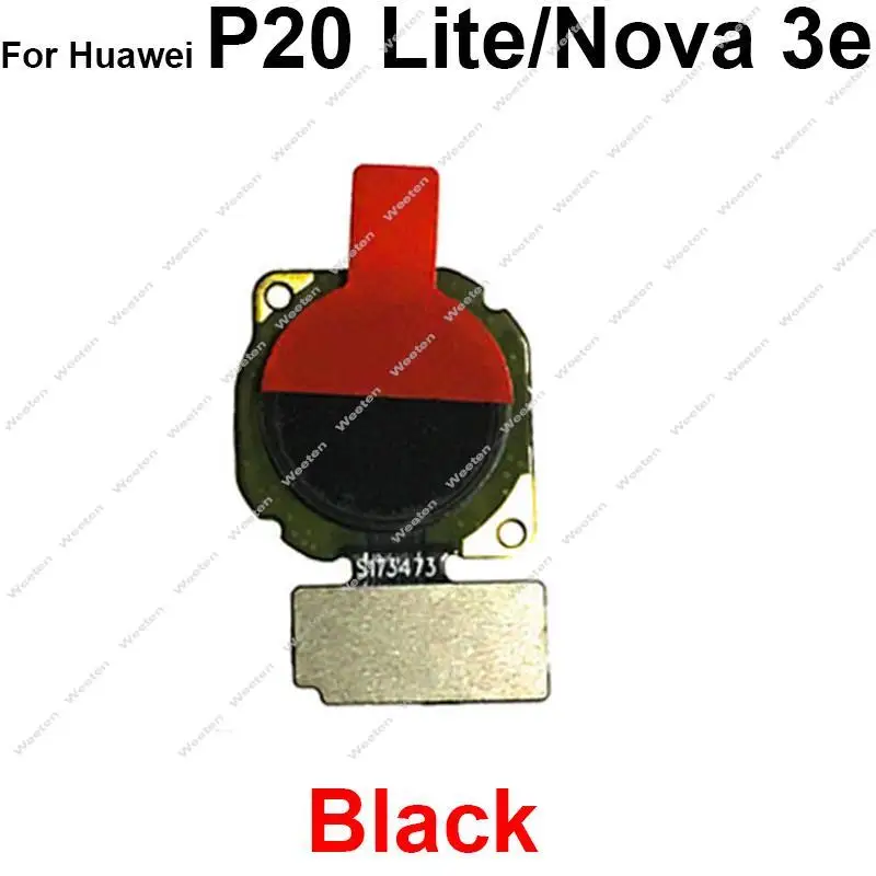 Home Button Fingerprint Sensor For Huawei P20 Lite Nova 3e Return Home Key Sensor Scanner Touch Connecting Flex Cable 