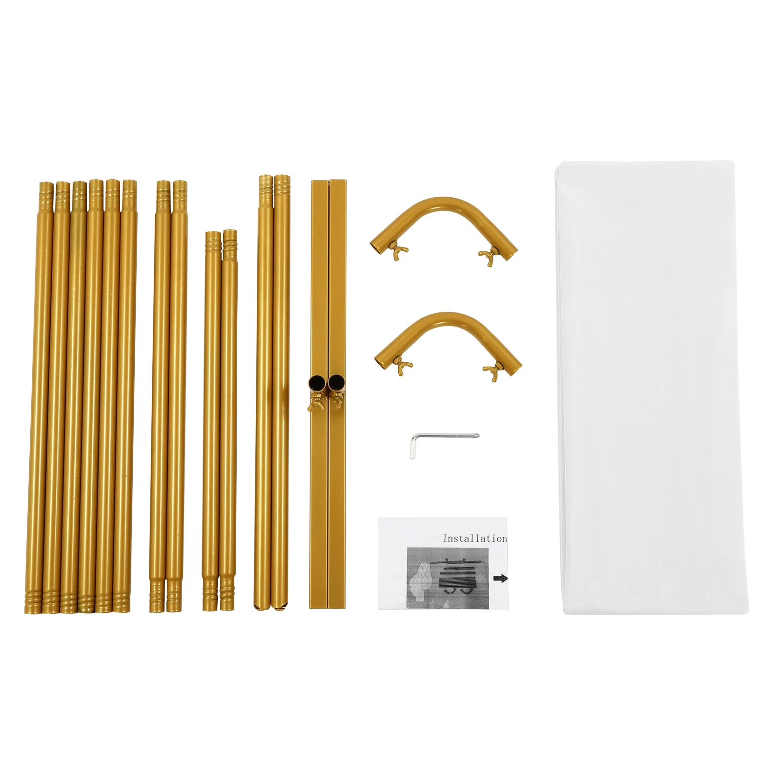 Retângulo casamento Backdrop Stand, Quadro Backdrop moderno, 1x2m