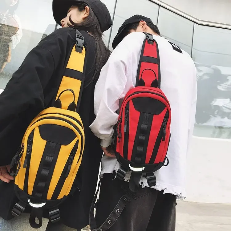 

‌ Модная сумка через плечо 2025 года — унисекс, большая вместительная сумка через плечо, универсальный повседневный рюкзак-органайзер для уличного стиля