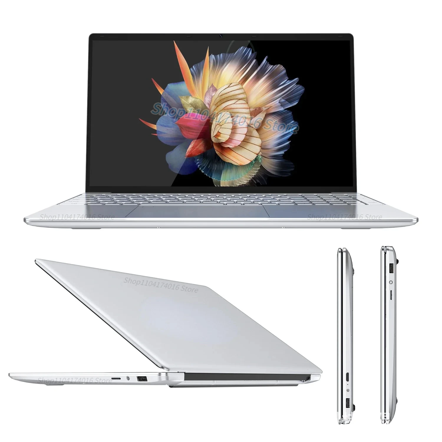 2025 Ultra-thin i9 15.6 Inch 16GB RAM 2TB SSD Intel N3700 Laptop with 1920x1080 Screen Office Study PC Windows11 Notebook New