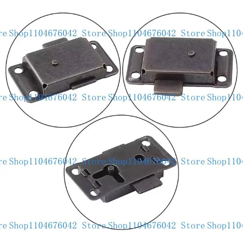 5ASD 2PCS قفل خزانة الأنيقة الأنيقة مع مفتاح سبيكة زنك صغيرة ملحق محمول للمكاتب والخزانات القديمة