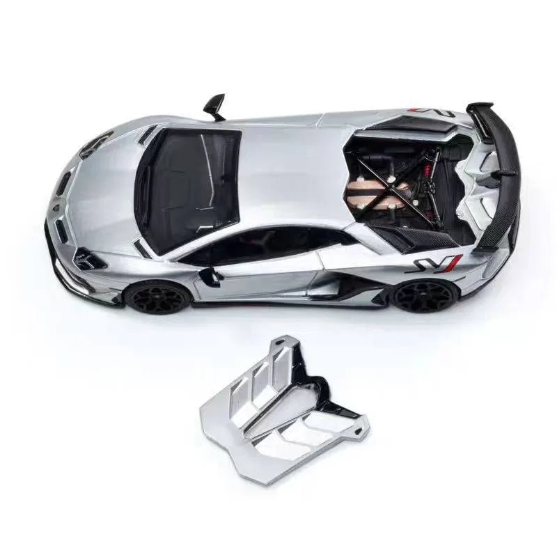 HH 1:64 Lamborghini Aventado SVJ LP770-4 die cast alloy car model is a favorite gift collectible for boys.