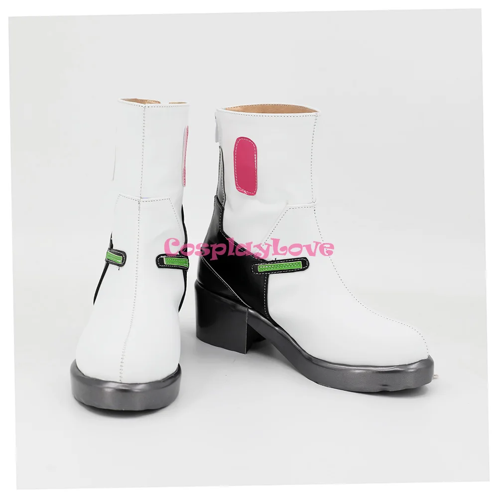 

КосплейLove OW Game D.Va DVa Hana Song, белые туфли для косплея, длинные кожаные сапоги на заказ