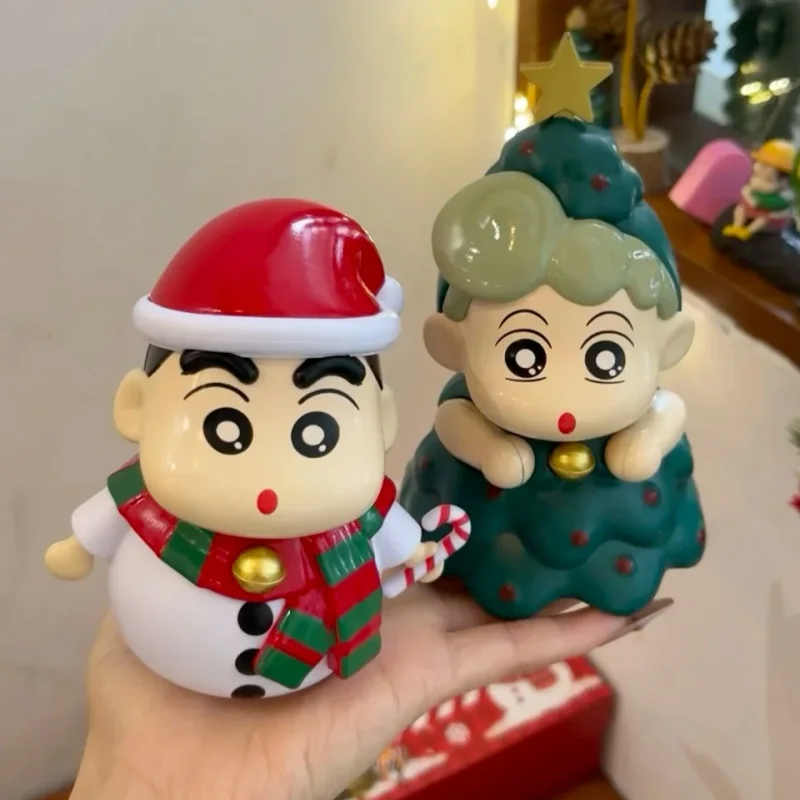 أنيمي Nohara Shinnosuke عمل أرقام تلوين شين تشان أرقام بولي كلوريد الفينيل الطرفية جمع نموذج حلية لعبة لطيف هدية الكريسماس #2