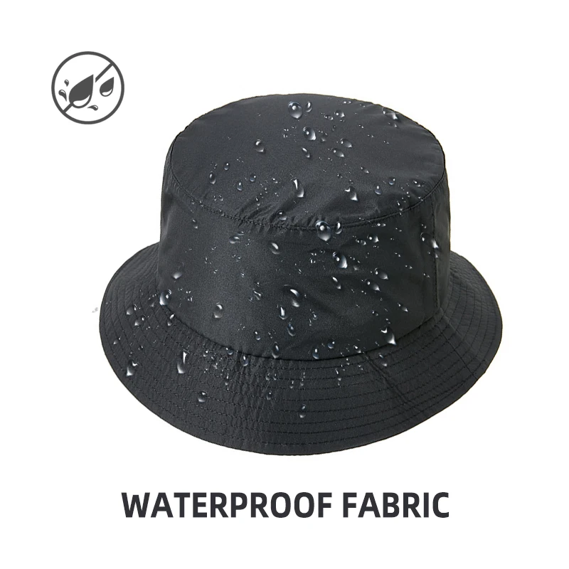 High quality Waterproof sun rain protection 버킷햇 for men bonnet bucket hat women print embroidery custom fisherman hats for men