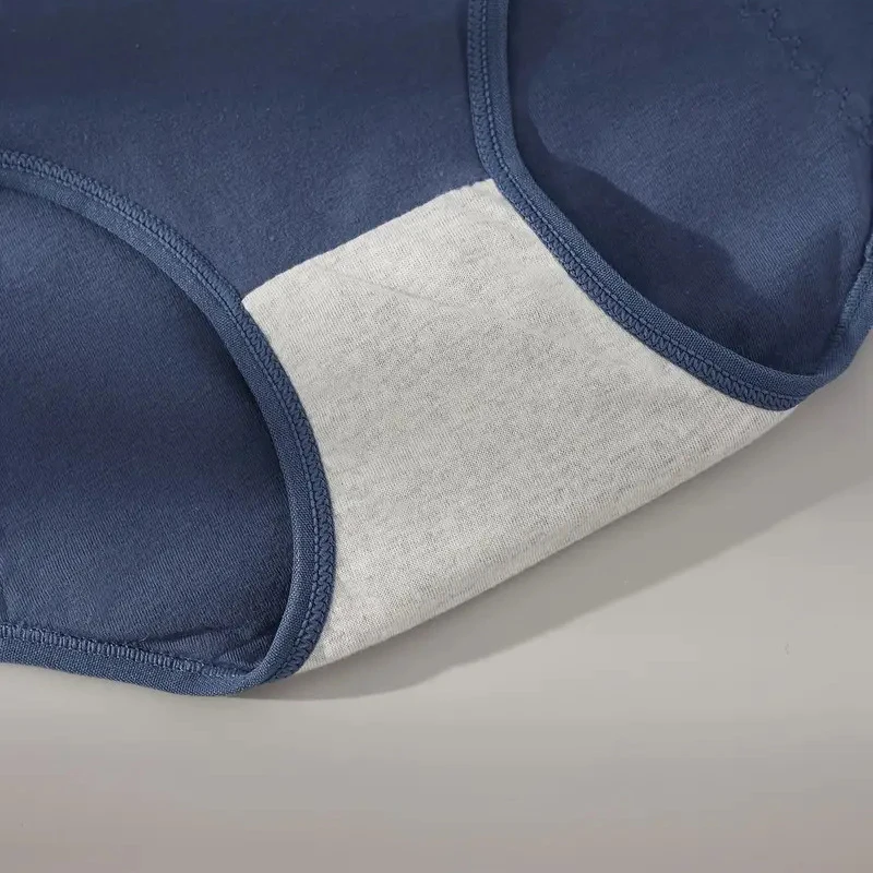 5 قطعة سراويل النساء الحيض توسيع فترة السراويل مانعة للتسرب الفسيولوجية عالية الخصر الملابس الداخلية ملابس داخلية قطنية حجم كبير ملخصات الإناث #6