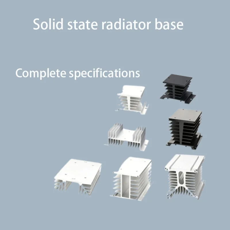 SSR TSR Einphasen-Dreiphasen-Halbleiterrelais Kühlerbasis Gleichrichterbrücke Stabilisator Kühlkörper Zubehör