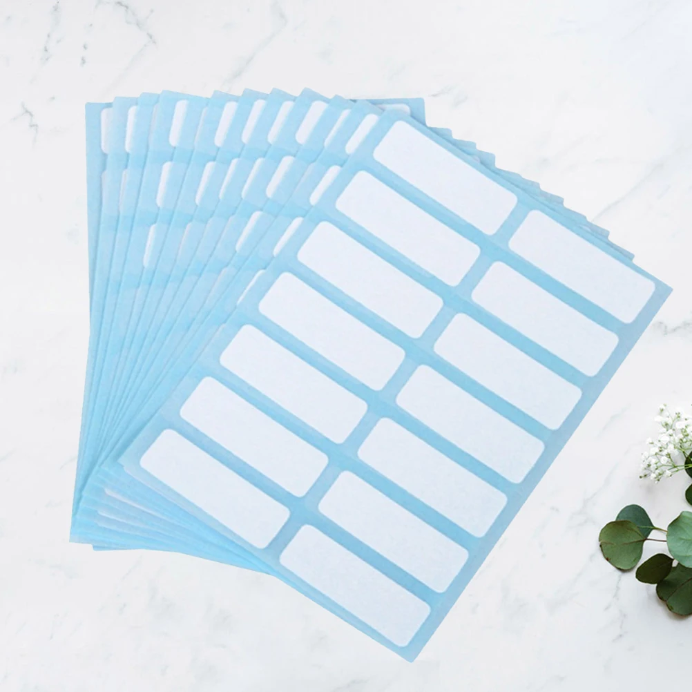 

12 Pcs Self-adhesive Stickers Price Label Lable Classification Blank Classify Mark Name