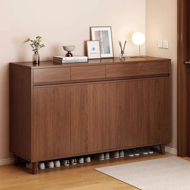 /*/Wooden Modern Organizer Shoe Rack Creative Storage Auvents Sideboards Shoes Cabinet Vintage Professional Zapatero Home Decor