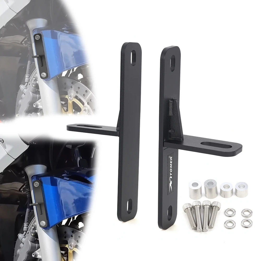 

Motorcycle Steel Auxiliary Light Mounting Brackets Front Pod Light Bar Mount VFR800F 2002 2003 2004 2005 2006-2013 For HONDA