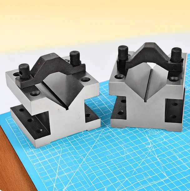Präzisions-V-Blöcke und Klemmwerkzeug, Messgerät, V-Blöcke-Set, Arbeitshalterung, 150 x 100 x 100 mm, Top-Qualität, SCHNELLER VERSAND