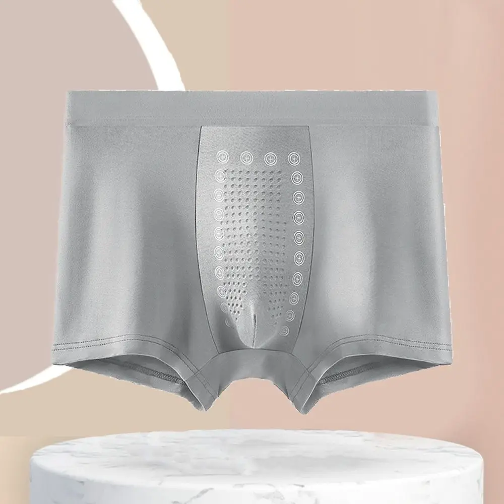 3Pcs Fashion Modal Men Boxers Panties Lingerie Seamless Boxer Shorts Underpants Breathable Underwear for Men Daily