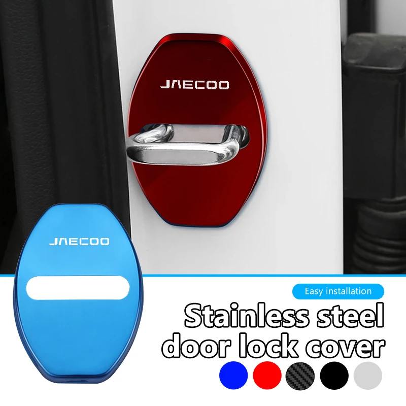 Car Door Lock Buckle Protect Cover Shock Absorber Anti-collision Pad For JAECOO J8 J7 PHEV C9 2WD AWD