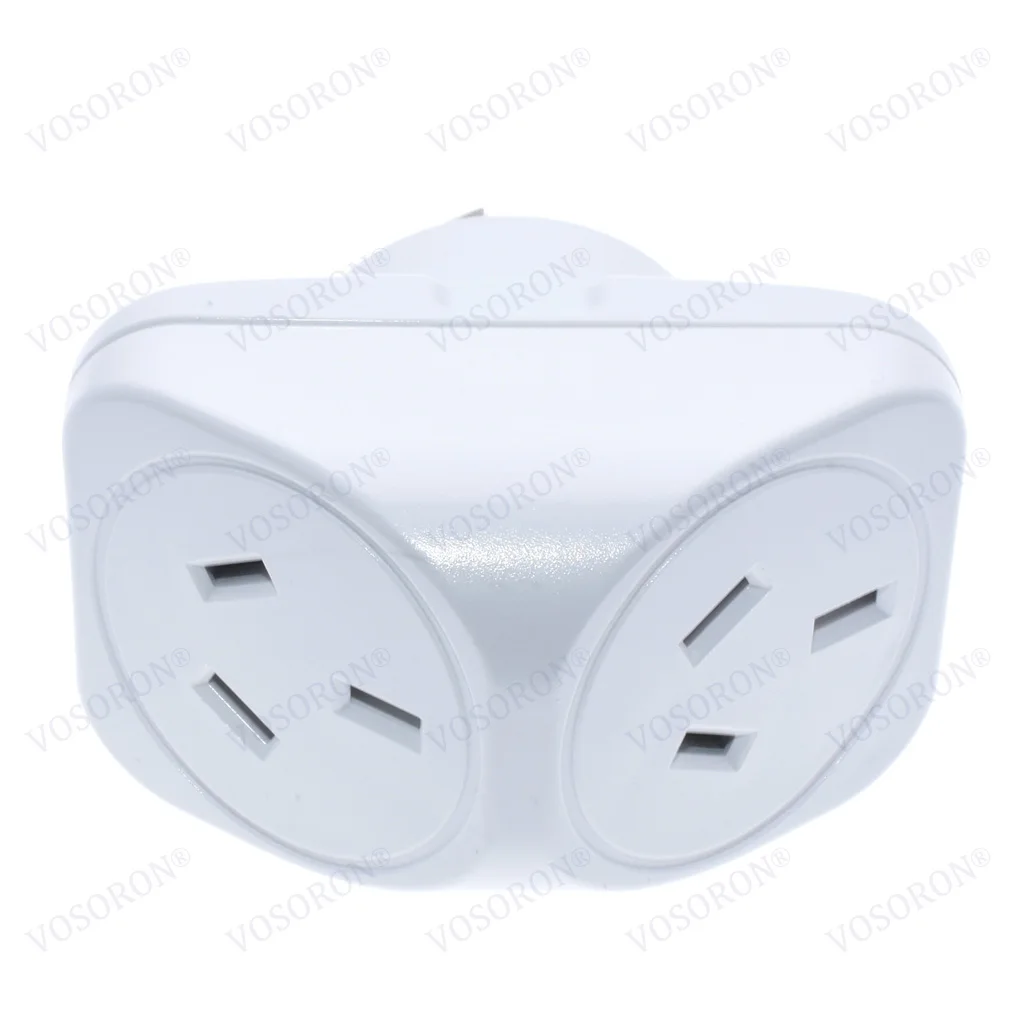 Australia Wall Socket Extension Outlet Spread 1 to 2 Way AU Standard Socket Power Wall Strip high Watt China New Zealand Adapter