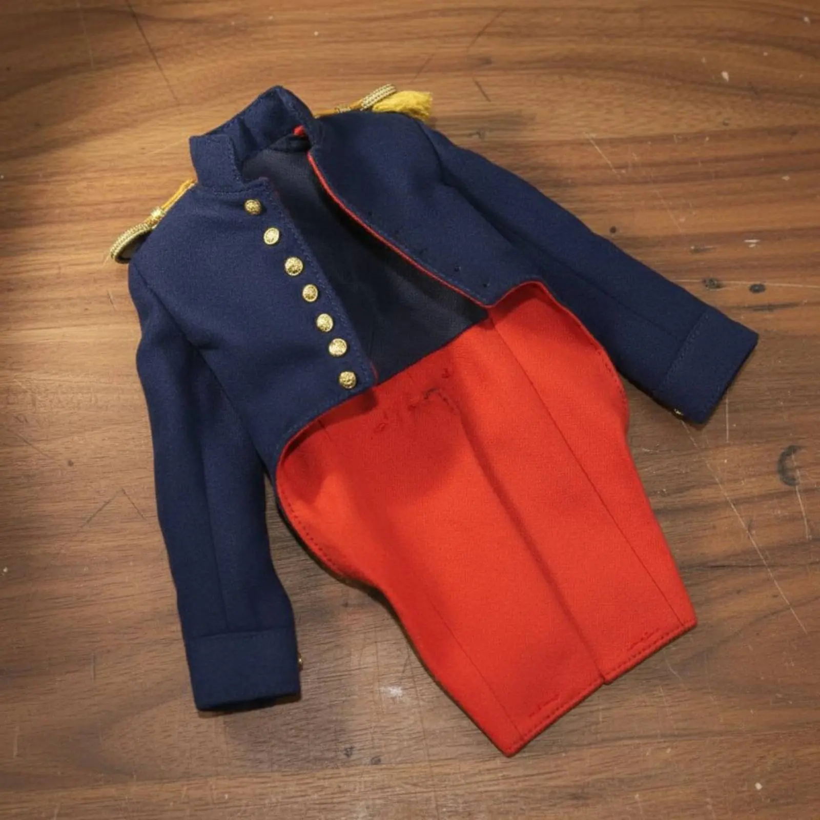 Napoleonic Jacket Model Historically Inspired Design 12 Inch Figure Uniform Miniature Infantryman Clothes Easy On/detach view 2