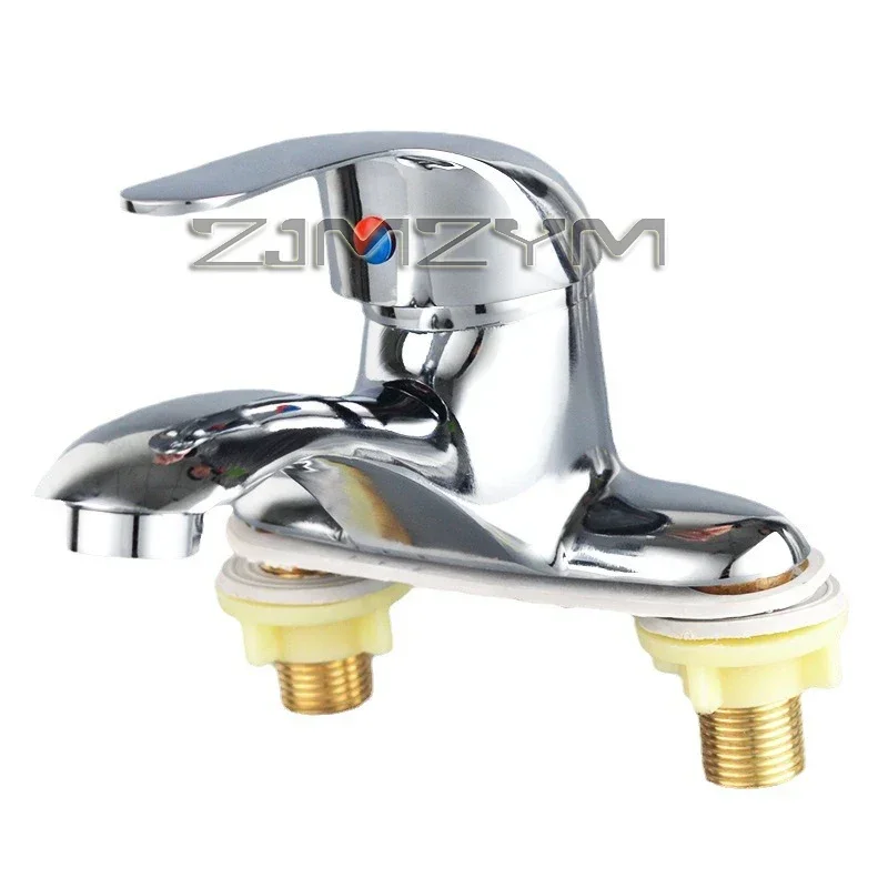 Bathroom Faucet Double-Hole Basin Hot And Cold Water Faucet For Toilet Kitchen Bathroom Copper/Alloy Sink Mixer Tap