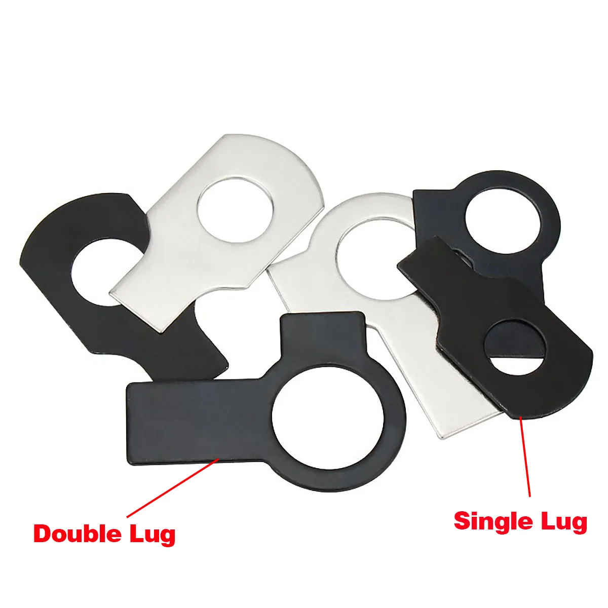 304 Stainless Steel  Single Lug / Double Lug Gasket Tab Washer