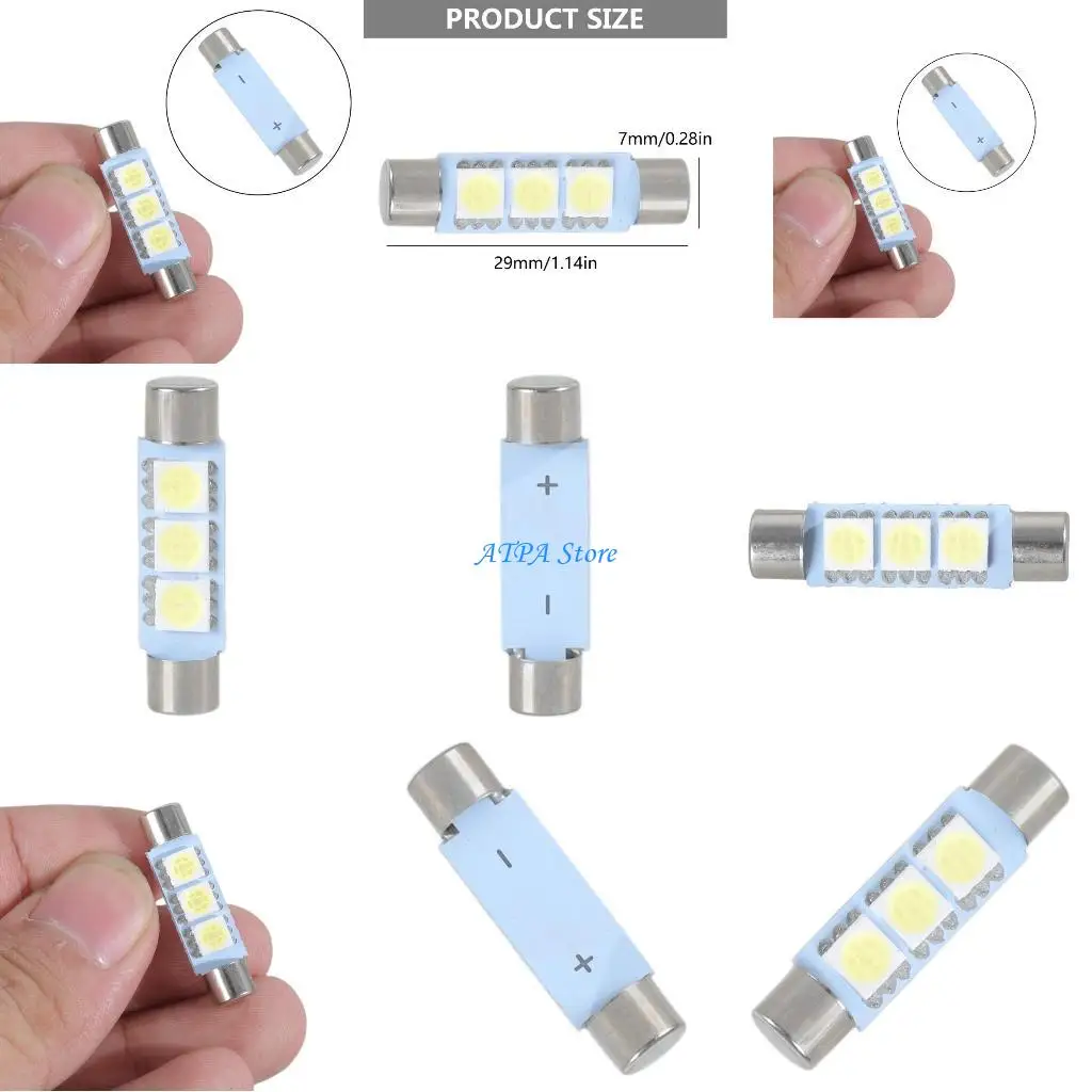 

U13C Universal 5050 29 мм 3-SMD Светодиодная лампочка