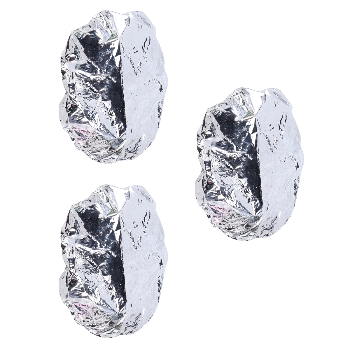 

6Pcs Disposable Waterproof Elastic Bath Hoods Shower Silver Hair Heat Cap For Air Conditioning Protection