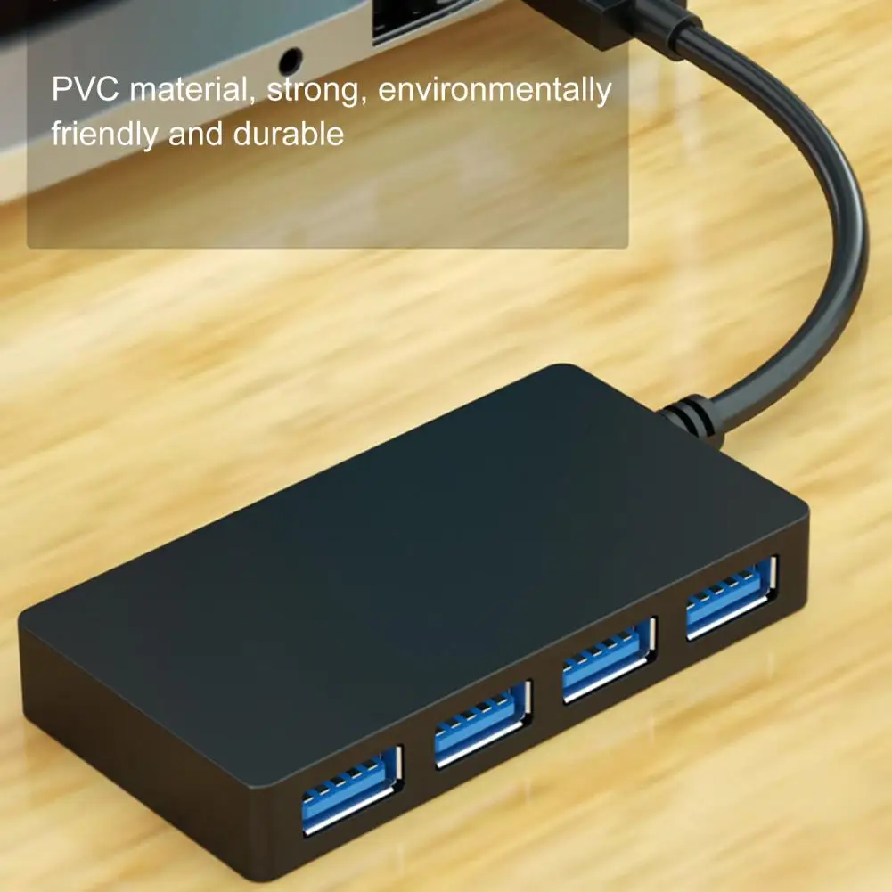 Portable Usb Hub Ultra-thin 4-port Usb 3.0 Hub Expand Pc Connectivity with Extra Ports Portable Mini Usb Hub for Home Office