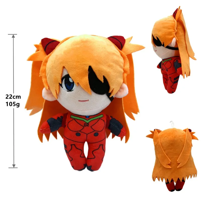 Peluche de la Serie Neon Genesis and Evangelion, Personaje de Dibujos Animados Ayanami Rei, Creativo y Lindo, Regalo