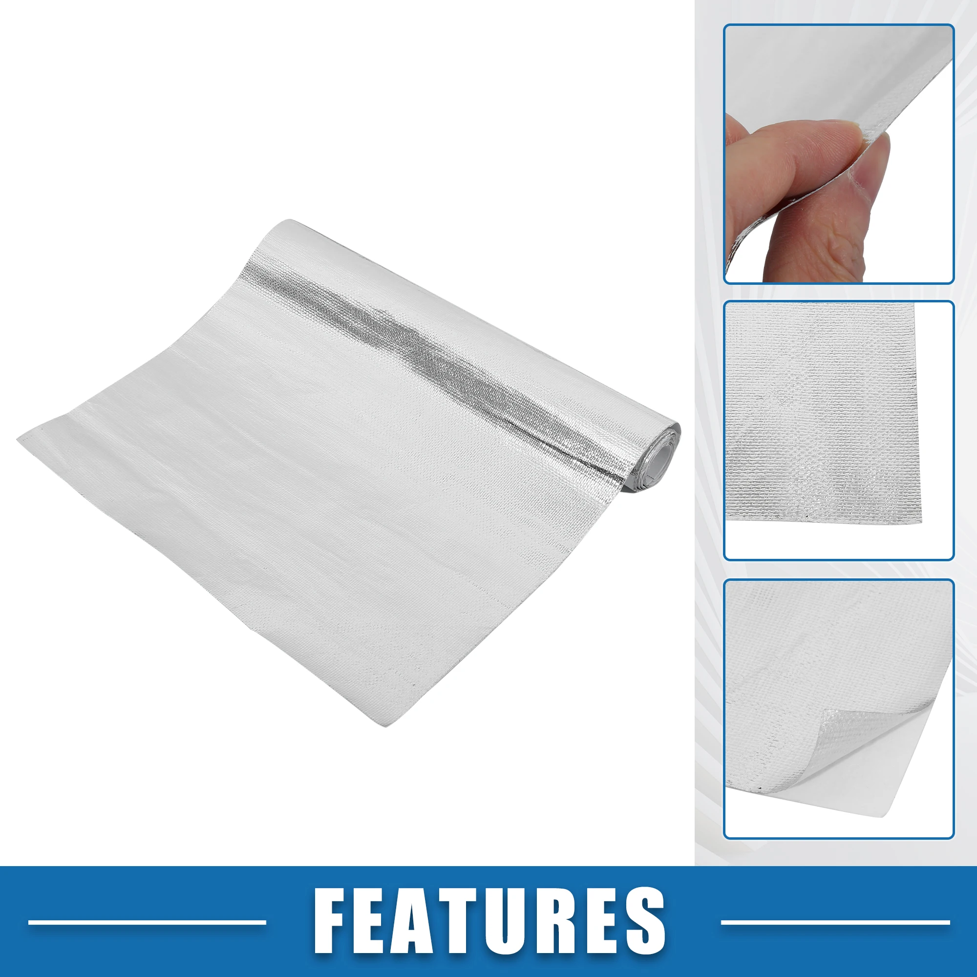 UXCELL Car Heat Shield Cover Protection from Extreme Heat 30x60cm 30x120cm 30x150cm Aluminized Heat Shield Mat Thermal Cover