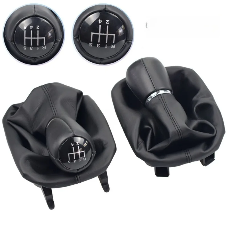 

For SEAT LEON MK1 for TOLEDO MK2 1998-2005 Car Gear Shift Knob Head 5/6 Speed Gear Shift Lever Stick with Gaitor Boot Cover