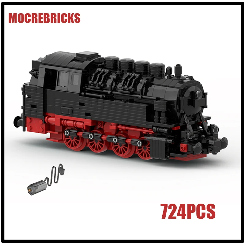 German Railways DR-Baureihe 81 Steam Locomotive Model Building Blocks Small Particle Assembled Bricks Toys Kid's Holiday Gifts