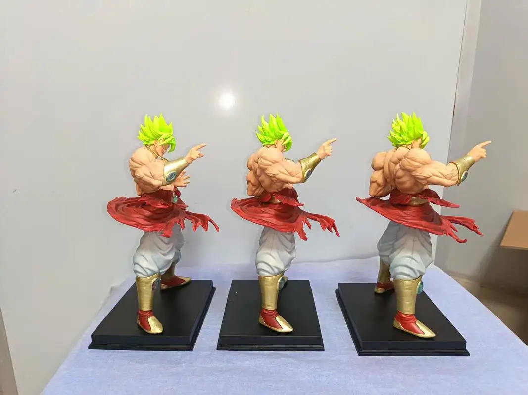 드래곤볼 30cm 슈퍼 사이어인 브로리 레조넌스 시리즈 애니메이션 피규어 모델 스태츄 소년 컬렉션 데스크탑 장식 장난감