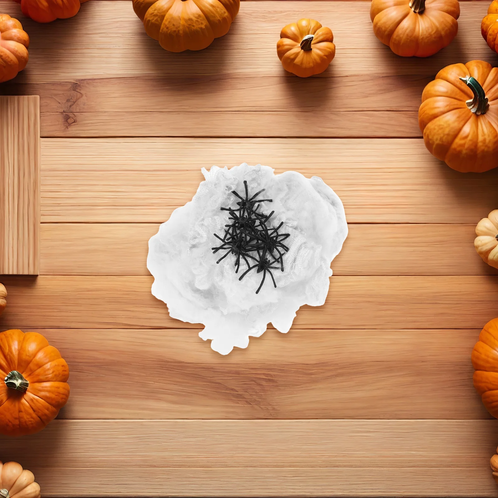 

4Packs Halloween Cobwebs with Lifelike Spiders Versatile Decoration for Parties Haunted Houses and Home Decor Tiny Spiders