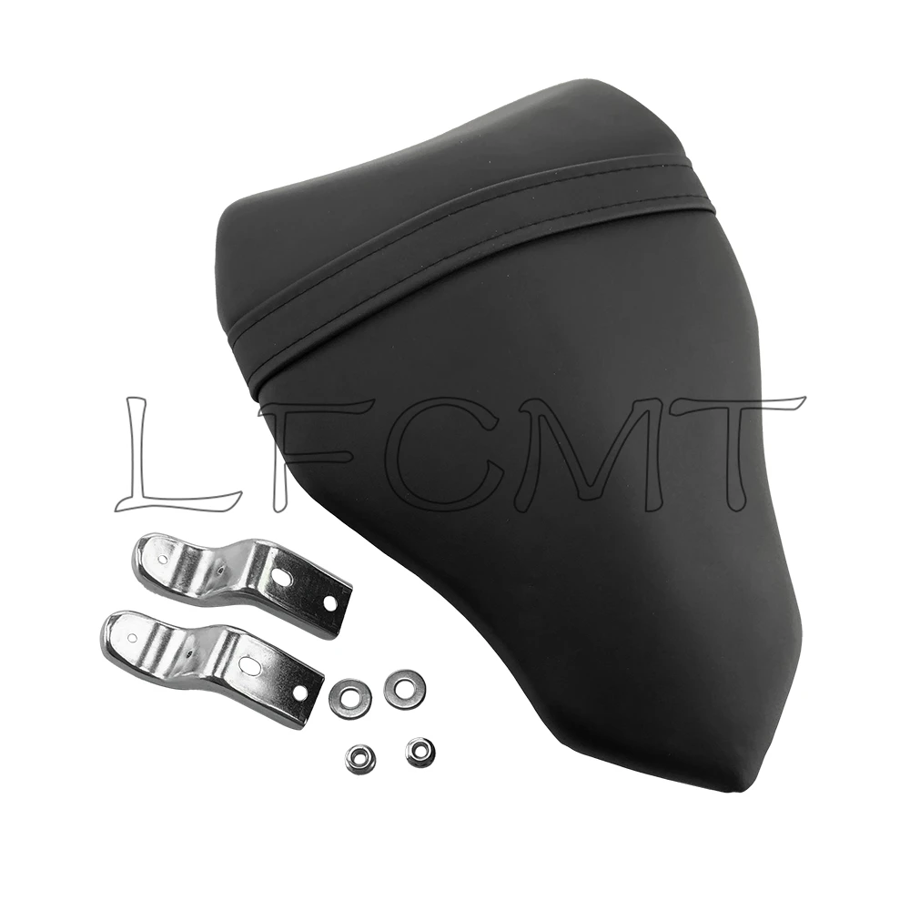 اكسسوارات الدراجات النارية بولي Leather الجلود الخلفي الركاب وسادة مقعد بيلايون غطاء مراتب مضاد للماء عالي الجودة صالح ل Ducati 1098 1198 848 2007-2013