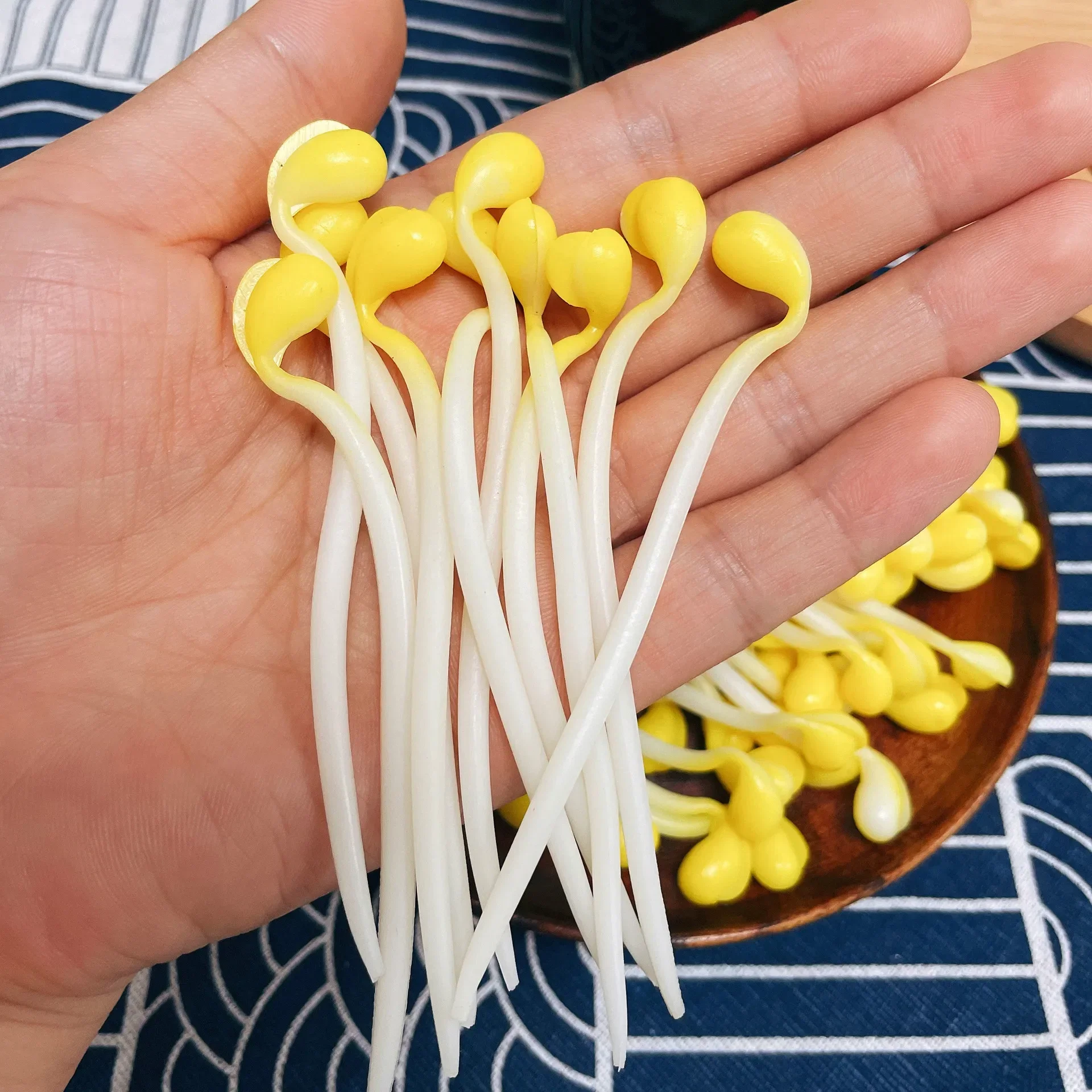 Artificial Bean sprouts food model restaurant photo prop fake vegetable model