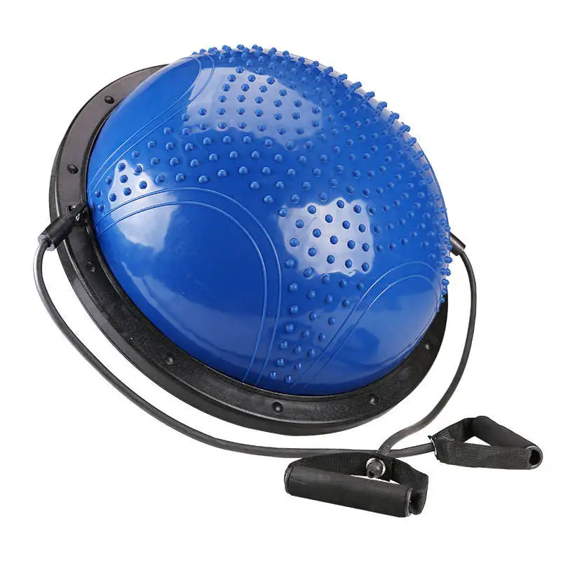 

Wave Speed Anti Burst Workout Fitness Exercise Pilates Inflatable Wave Trainer Gymnastic Yoga Balance Half Ball 1