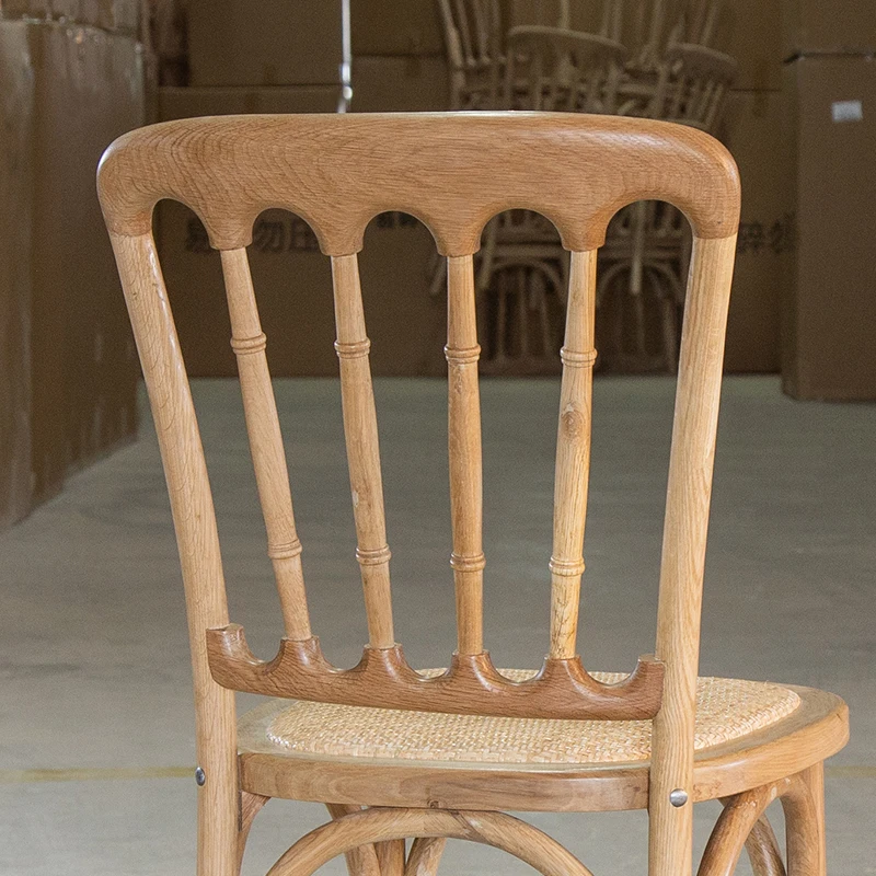 

Small-sized furniture, living room bedroom chair woven rattan bamboo chair Napoleon castle retro rattan