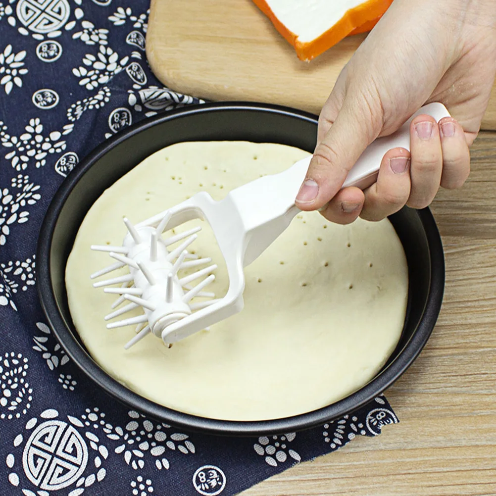 

2Pcs Pastry Roller Set with Micro Needles Uniform Heat Distribution No Rising Blisters Ideal for Pizza Dough Baking