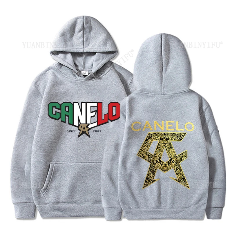 

Креативная модная повседневная классическая толстовка с капюшоном с мексиканским флагом Canelo, осенне-зимний пуловер унисекс, горячая распродажа
