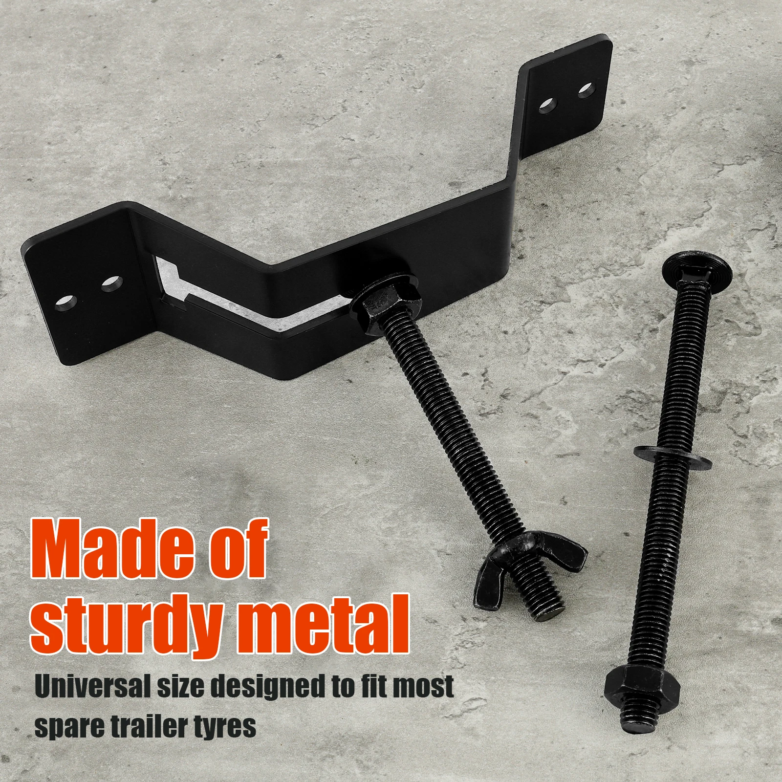 Suporte de suporte de pneu sobressalente para trailer montado na parede suporte de roda de montagem em rack de pneu sobressalente monta seu pneu sobressalente diretamente na parede