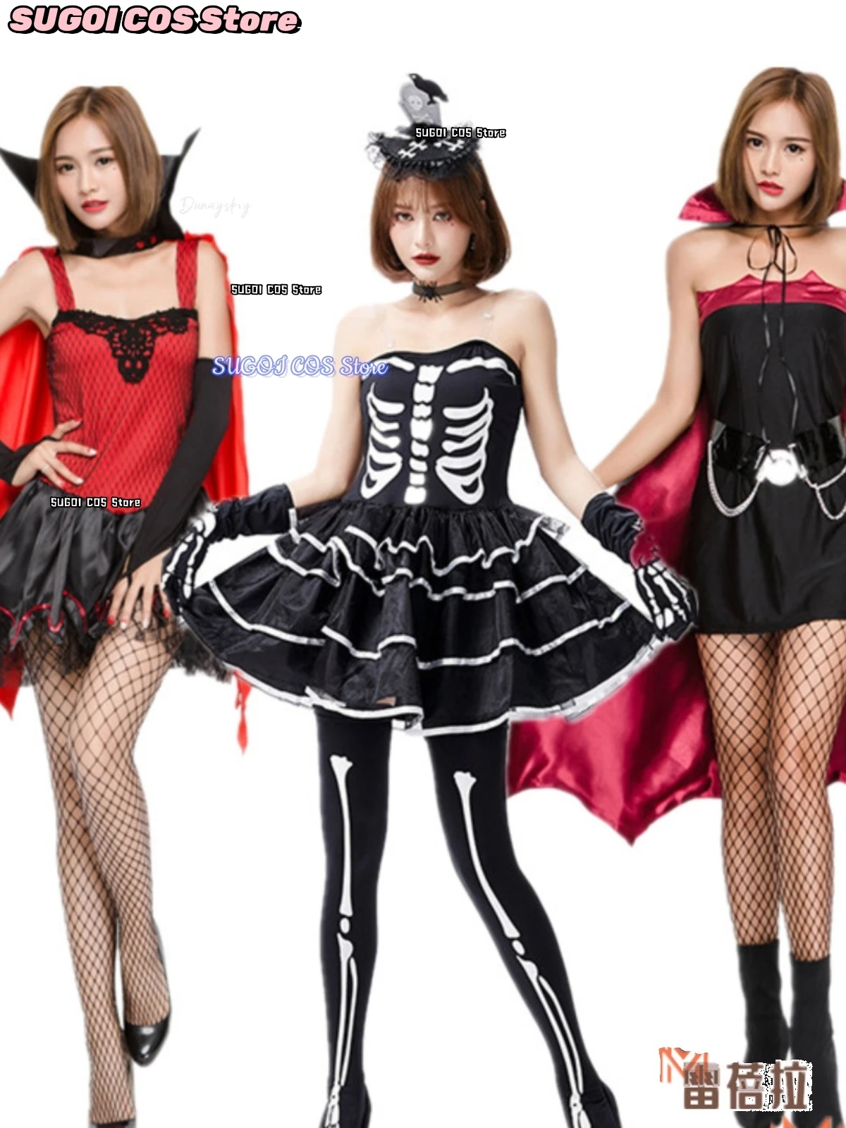 

Halloween Carnival Party Retro Palace Evil Vampire Disguise Cospaly Costume Classic Demon RolePlay Women's Dress Halloween Suit