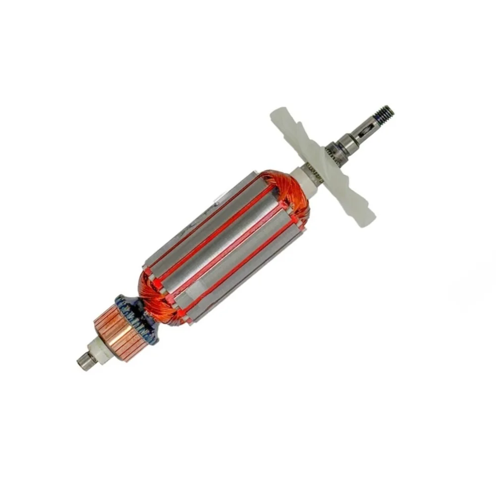Copper Rotor for For g10 100 Angle Grinder 159mm x 58mm 127mm Shaft 54.5mm Core Length Lightweight 371g Silver Finish