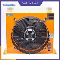 Hydraulic Air Cooler AH1012T-CA Air-Cooled Oil Radiator DC 12V/220V 100L/min Fuel Tank Cooling Cooler 1400rpm